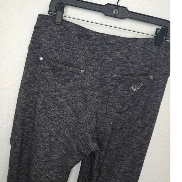 Kuhl Mova Cargo Pants 12 Heathered Gray Drawstring Pockets Stretch Pull-on Comfy - Picture 10 of 10
